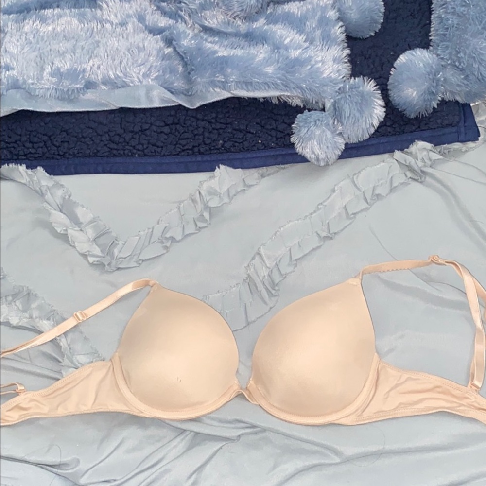 Pink nude bra
